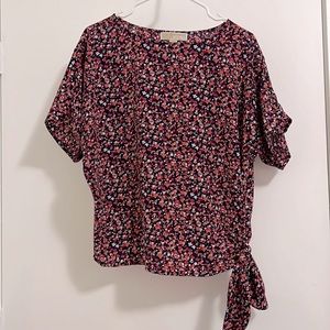 Michael Michael Kors Women’s Side Tie Top Blouse Size P